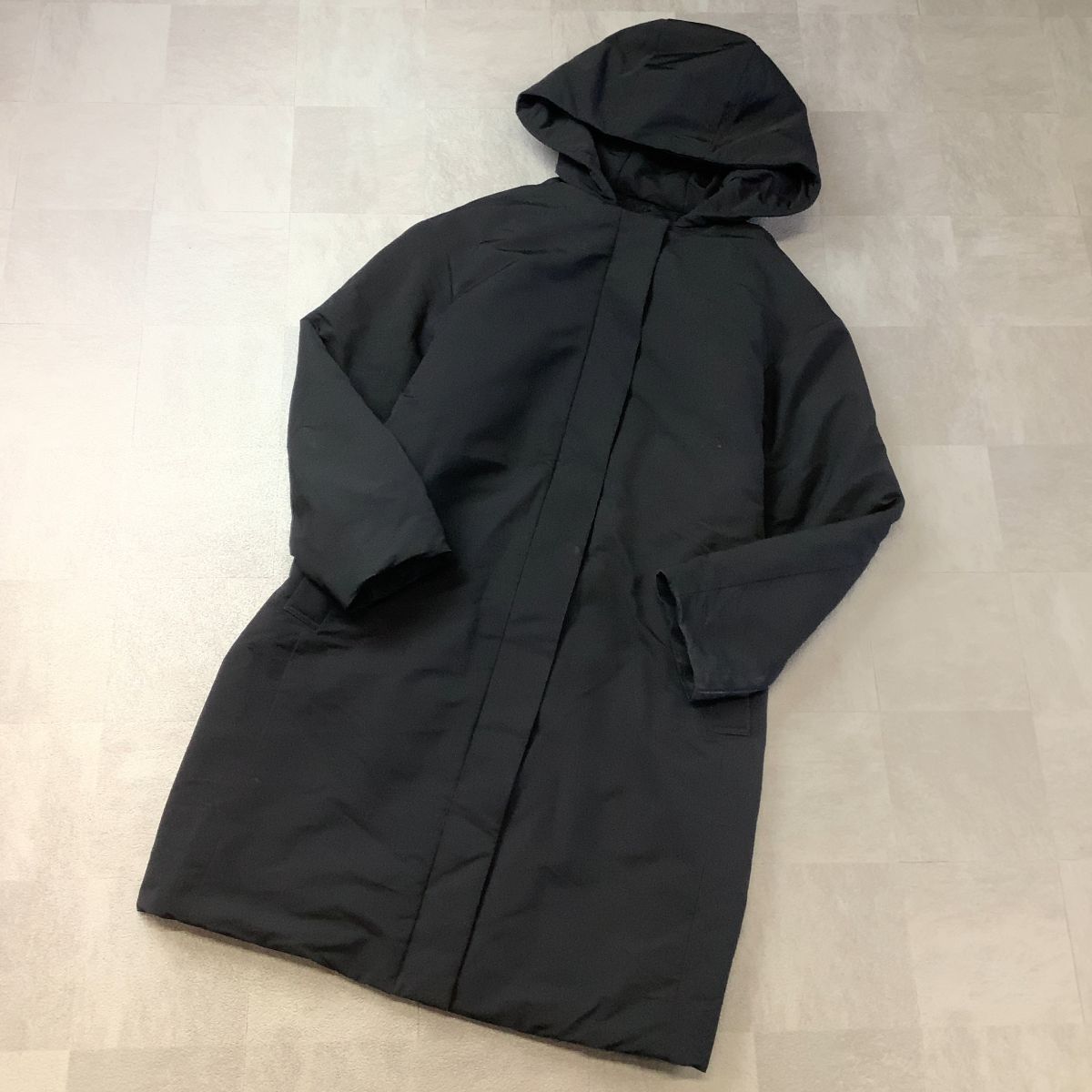 ユニクロ UNIQLO ダウンコート フーディ レディース M ブラック拍卖