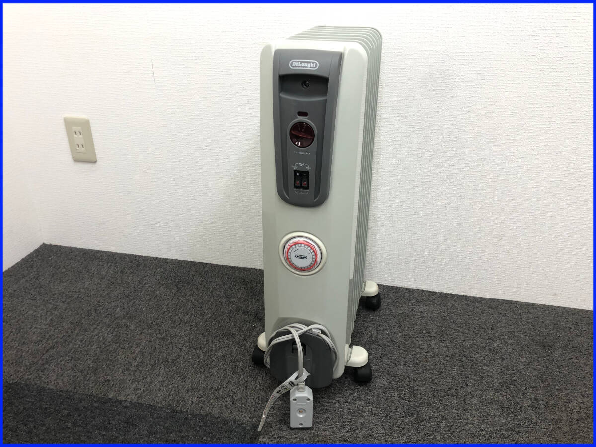 デロンギ オイルヒーター【H770812EFSN-GY】DeLonghi 8-10畳 1200W カンタン24Hタイマーモデル拍卖