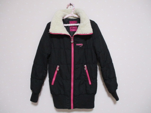 ● FIORUCCI ● 可愛い中綿入りジャンパー ☆J-SS140cm 黒 1221拍卖