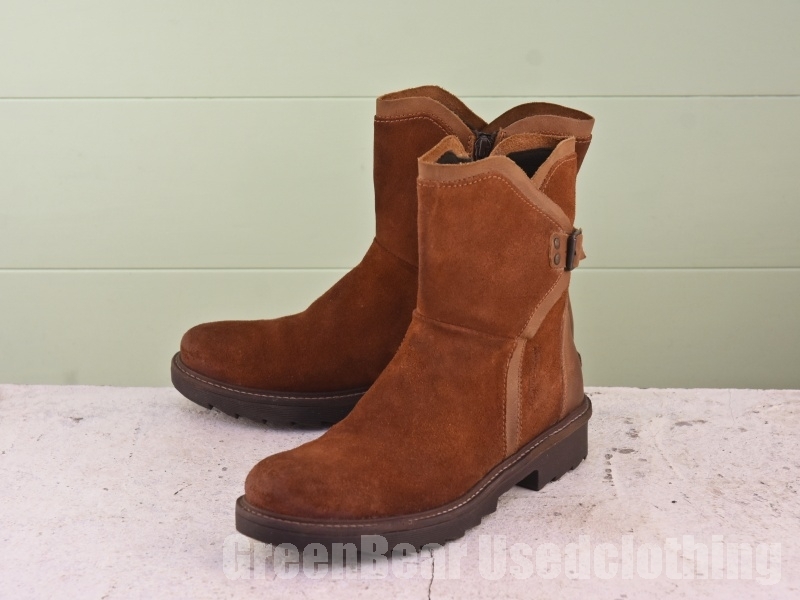 Z935 メンズ Camel Active ショートブーツ スウェード 茶 ブラウン 7 25cm 拍卖