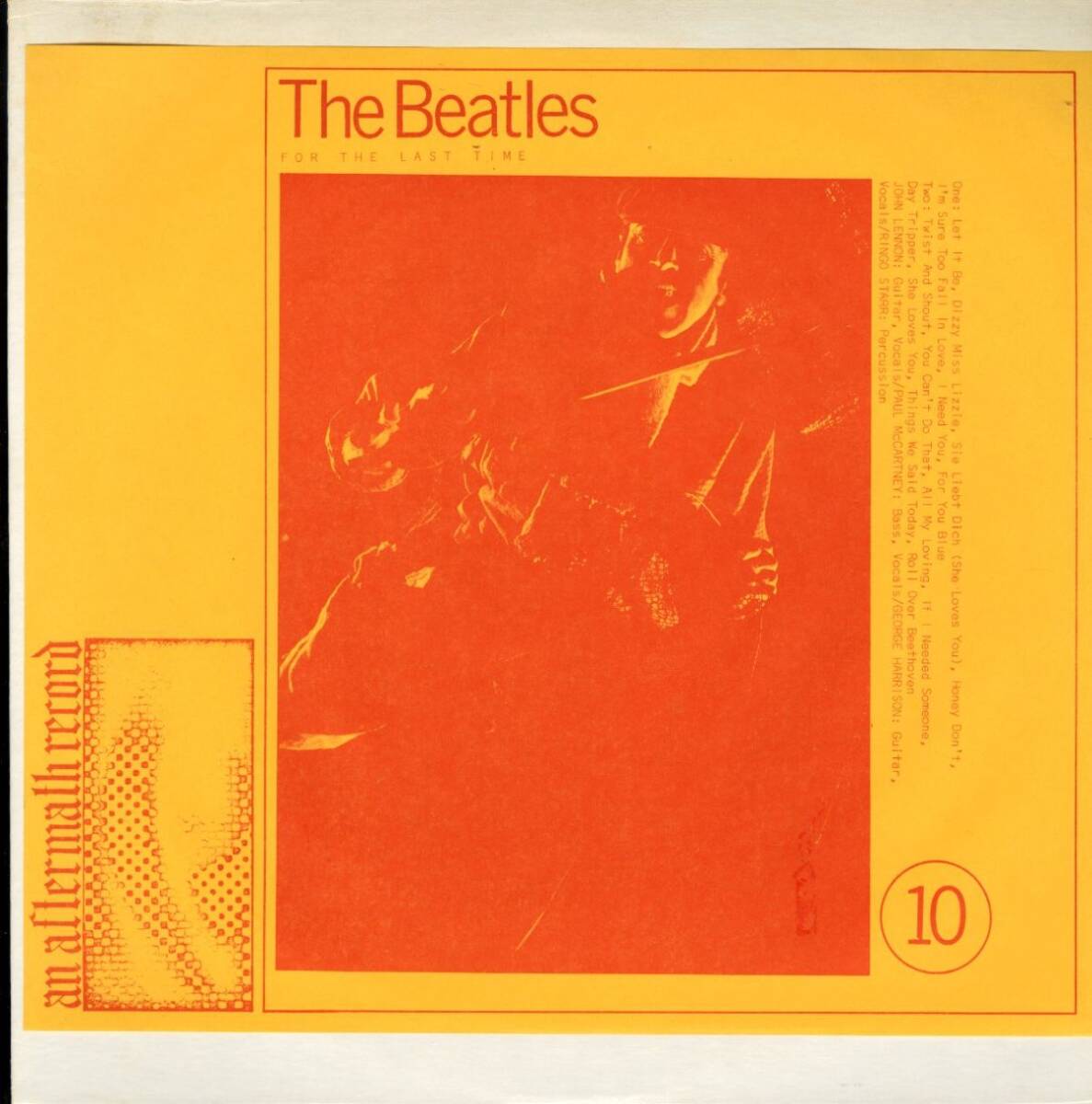 70年代 US盤LP!プライベート The Beatles / For The Last Time【Aftermath / 10】ビートルズ John Lennon , Paul McCartney 未発表音源拍卖
