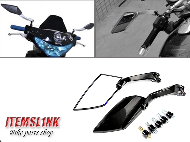 LK13-3B アウトレット特価! スラッシュ ミラー アルミステー ZRX400 ZRX1100 ZRX1200バリオス バリオス2 GPZ900R Ninnjya ニンジャ 汎用拍卖