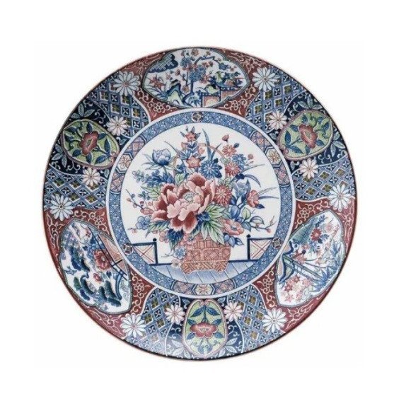 万古焼! ☆花かご10号皿☆ 96-10515 新品 盛皿 盛鉢 プレート 向付 ギフト拍卖