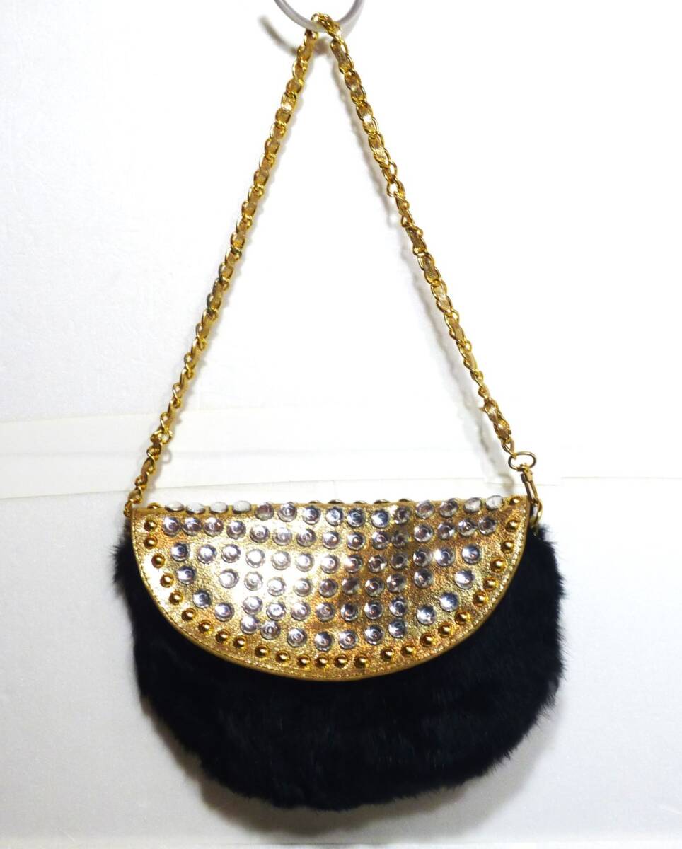 フェイクファー ショルダーバッグ 814335-241G拍卖