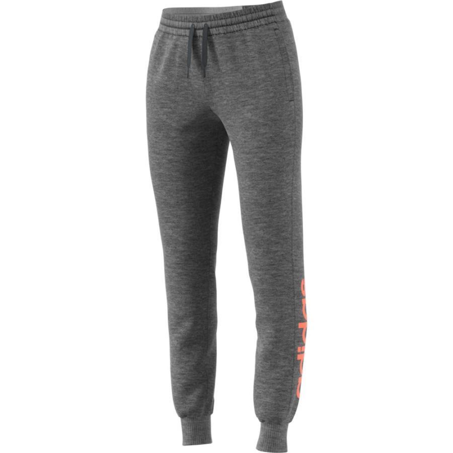 【KCM】Z-adi-284-L★展示品★【adidas/アディダス】レディース リニアロゴ スウェットパンツ FRU93-EI0657 グレー サイズ L拍卖