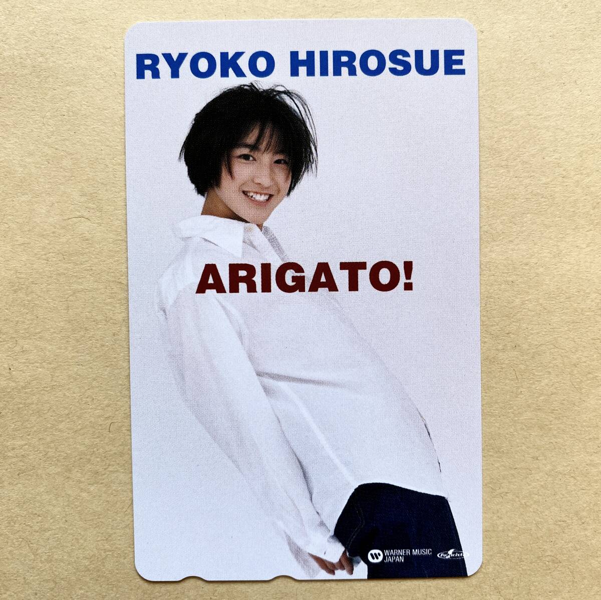 【未使用】 テレカ 50度 広末涼子 ARIGATO!拍卖