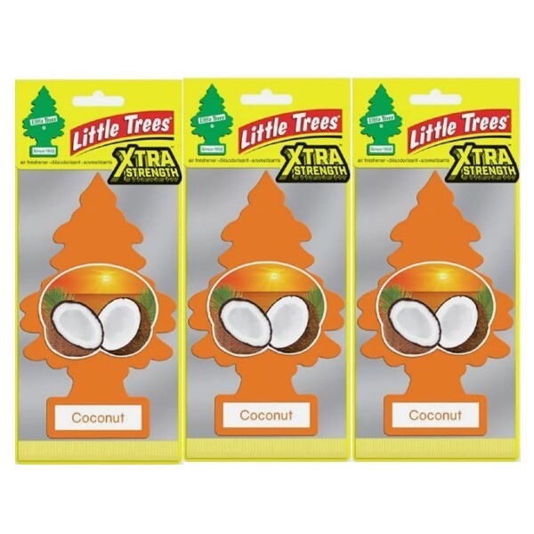 リトルツリー エアフレッシュナーX-tra Strength Coconut ココナッツ 3枚セット拍卖