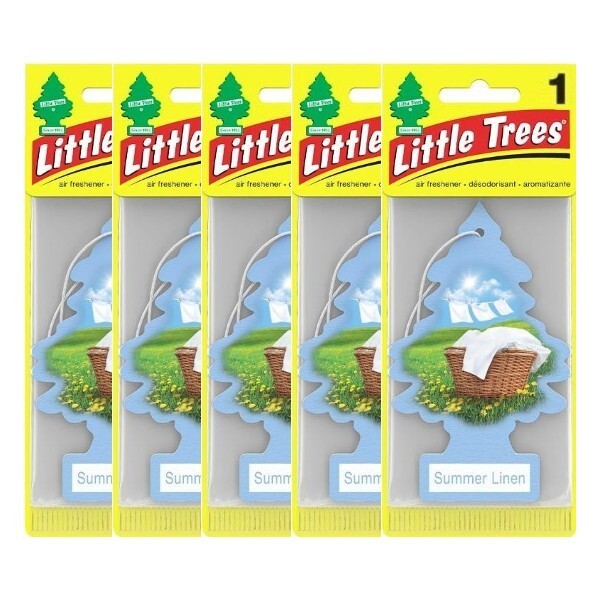 Little Trees リトルツリーエアフレッシュナー サマーリネン Summer Linen USDM 5枚セット拍卖