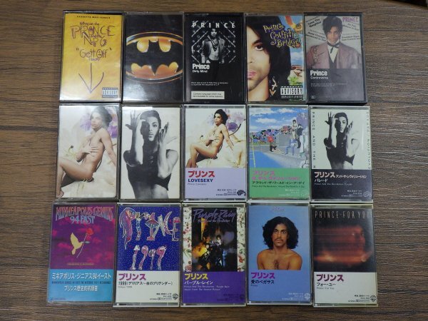 P|Prince - cassette tape-15SET【プリンス・カセットテープ・まとめて15点セット】拍卖