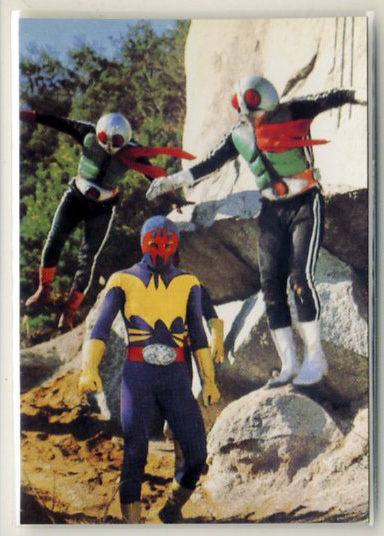 ◆防水対策 厚紙補強 カルビー 仮面ライダーチップスカード(2003 復刻版) 469番 アジトに乗り込むライダー1号・2号 トレカ 即決拍卖