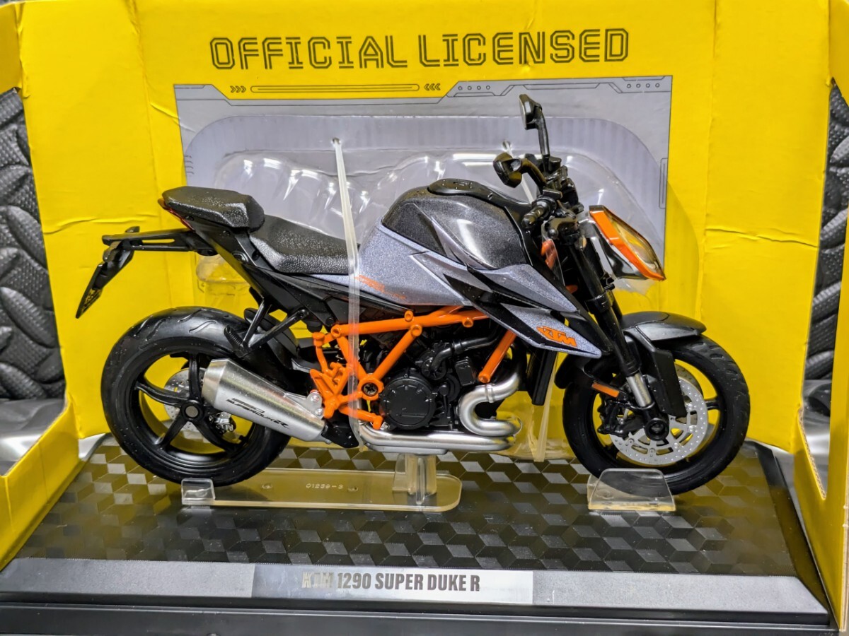 KTM SDR 1290 1/12ミニカー シルバー/ガンメタ拍卖