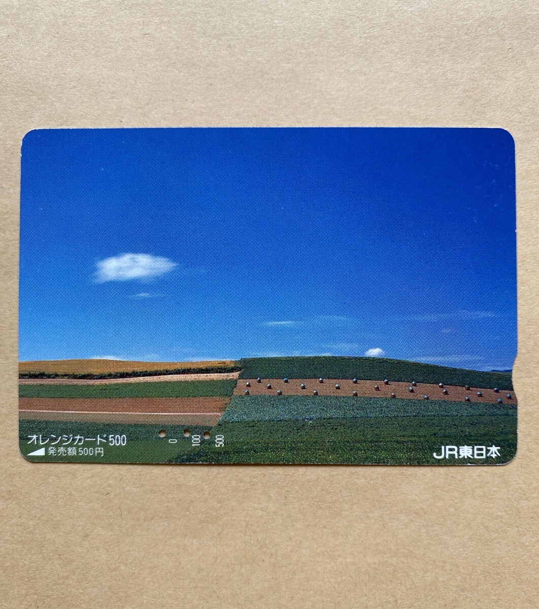 【使用済】 オレンジカード JR東日本 青空と高原拍卖