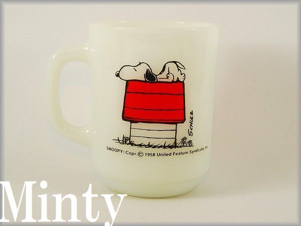 極美品★ファイヤーキング・スヌーピーマグ/モーニングアレルギー拍卖