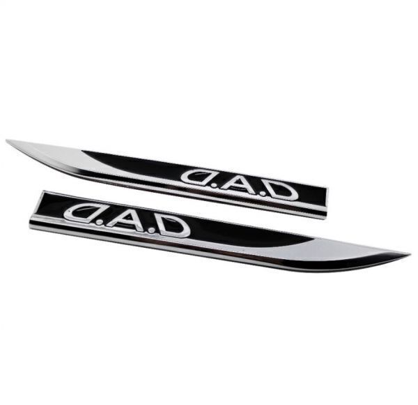 S104【D.A.D】DAD ギャルソン プロテクター ステッカー エンブレム サイド フェンダー ハリアー ムラーノ ランクル プリウス拍卖