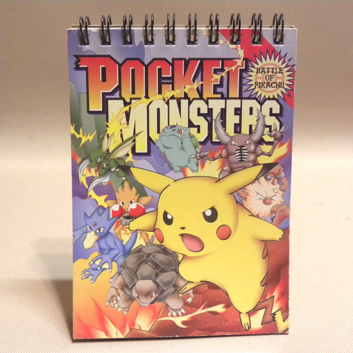 【未使用 新品】1990年代 当時物 トミー 初期 ポケットモンスター メモ帳 a( 昔の ビンテージ 文具 ポケモン Vintage Tomy Pocket Monsters拍卖