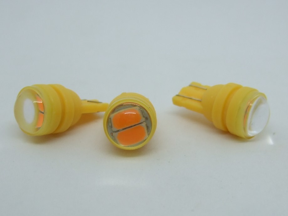 <T10S22Y-001> 3個セット T10 LEDウエッジ球 (T10/T15/T16) アンバー(オレンジ) メーター ポジションライト用拍卖