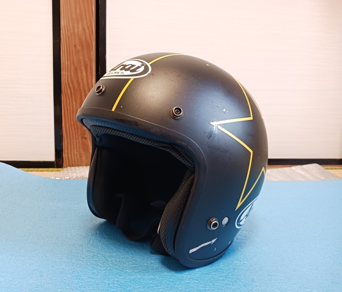 Arai classic MOD スターズ フラットブラック Lサイズ クラシック モッド アライ ジェット 59-60拍卖