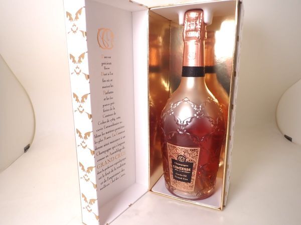 未開栓 COMTESSE de Cernes / コンテス・ドゥ・セレス キュヴェ02 ロゼ オリジナル化粧箱入り シャンパーニュ フランス drt2412拍卖