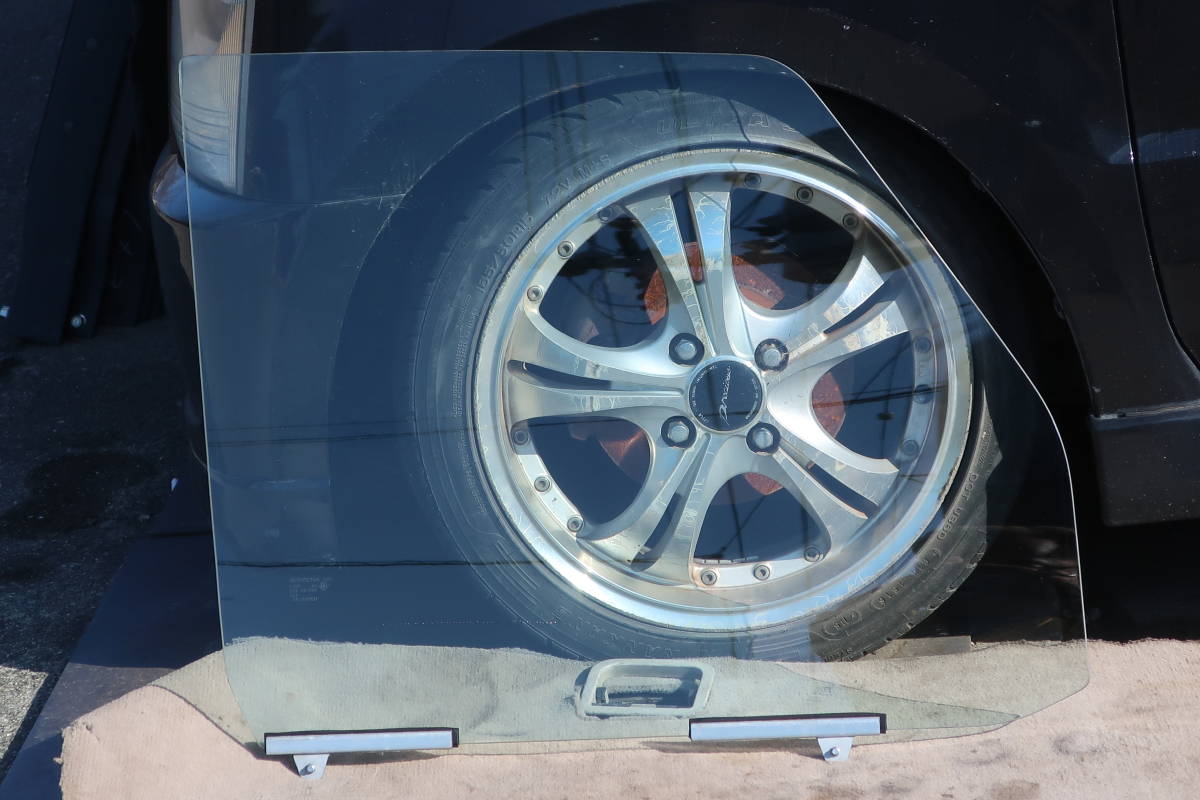 H24 ZAB-U68T ミニキャブ フロント 右ドア 運転席側 ドア 純正 ガラス 窓 ウインドー拍卖