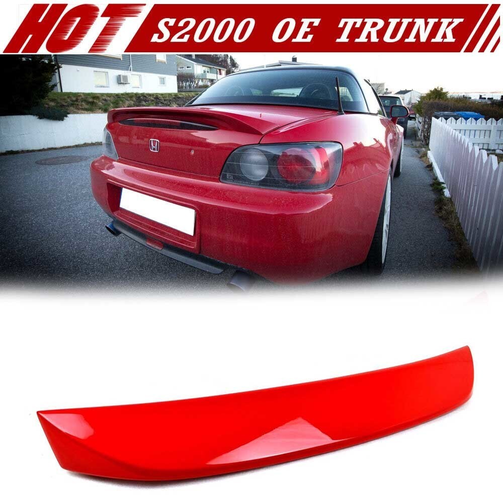 【即納品】#R510塗装済 ホンダ S2000 AP1 AP2 ロードスター ニューフォーミュラレッド リアスポイラー トランクスポイラー OE拍卖