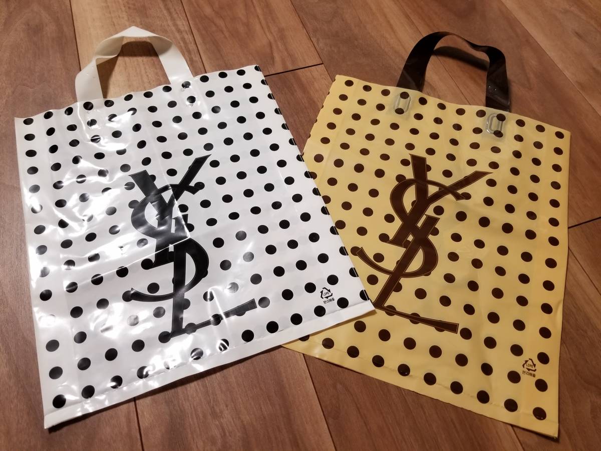 A4も入って便利 2色 ラッピング 持ち手付き トート型 ビニール 袋 ドット サブバック プレゼント拍卖