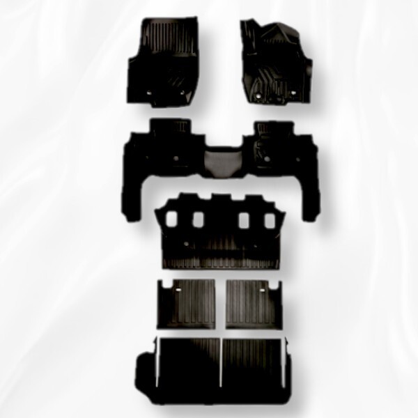 トヨタ ランクル250 ランドクルーザー250 ラバー フロアマット オールウェザーマット 7人乗り GDJ250W TRJ250W 分割型 ラゲッジマット 新品拍卖