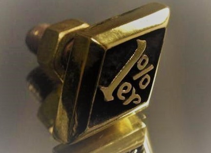 真鍮製ナンバーボルト★1%er★ワンパーセンター★小サイズ★バイク~車まで全車種対応★残僅か拍卖