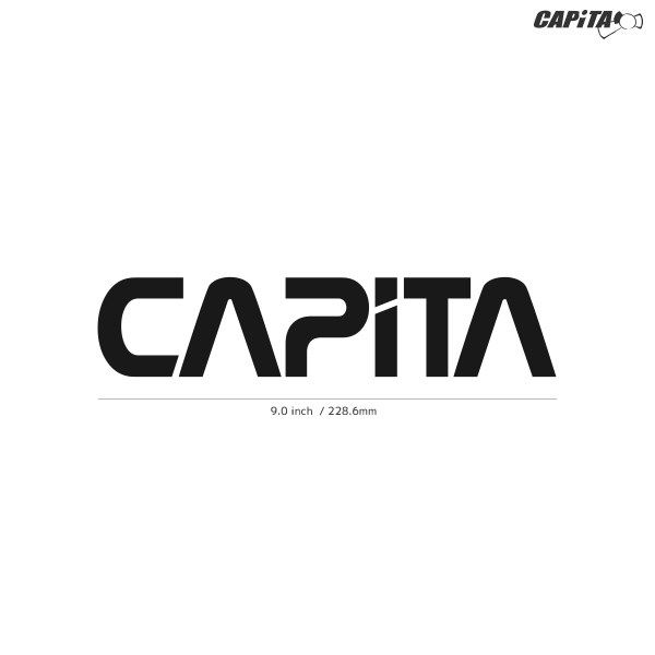 【CAPiTA】キャピタ★07★ダイカットステッカー★切抜きステッカー★9.0インチ★22.8cm拍卖