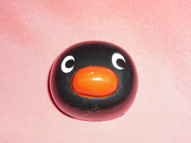 激レア!カワイイ♪ PINGU ピングー キャラクター 顔型 ハンコ ①ピングー拍卖