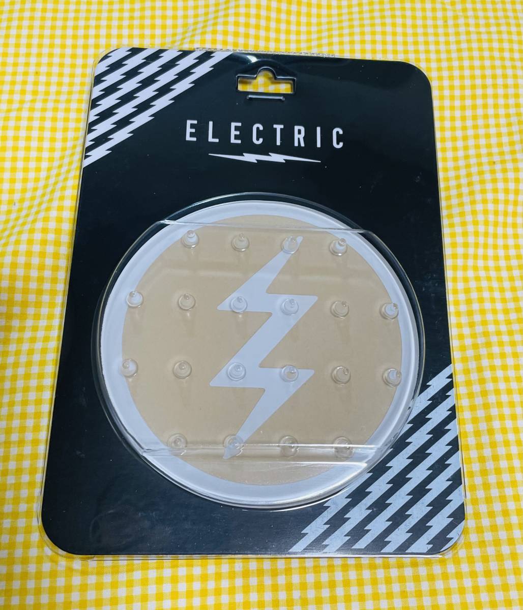 【即決】新品・未使用ELECTRIC DECK PAD CIRCLE WHITE デッキパッドエレクトリッククリアホワイト 大人気 ピンでグリップ28%OFF拍卖