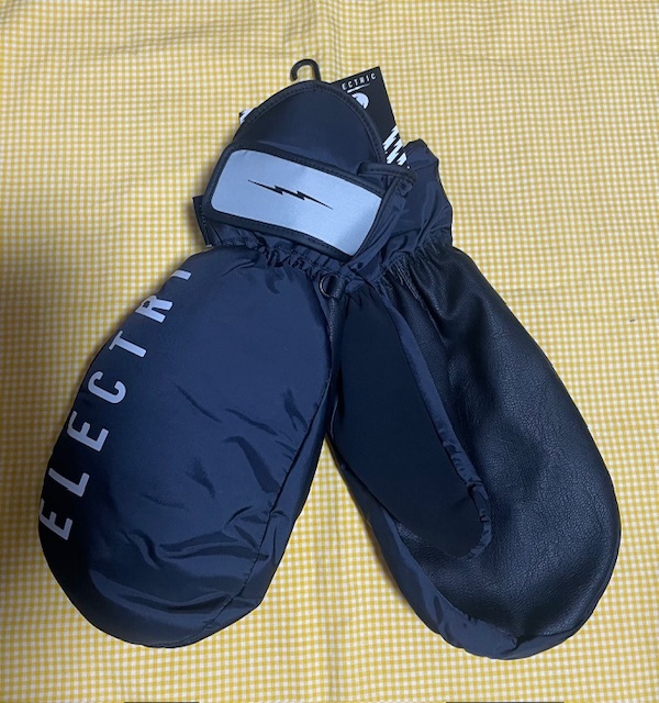【即決・送料込】新品・未使用 ELECTRIC MITTEN GLOVE BLACK Lサイズ ミット ミトン ブラック エレクトリック LOGOデザイン42%OFF拍卖