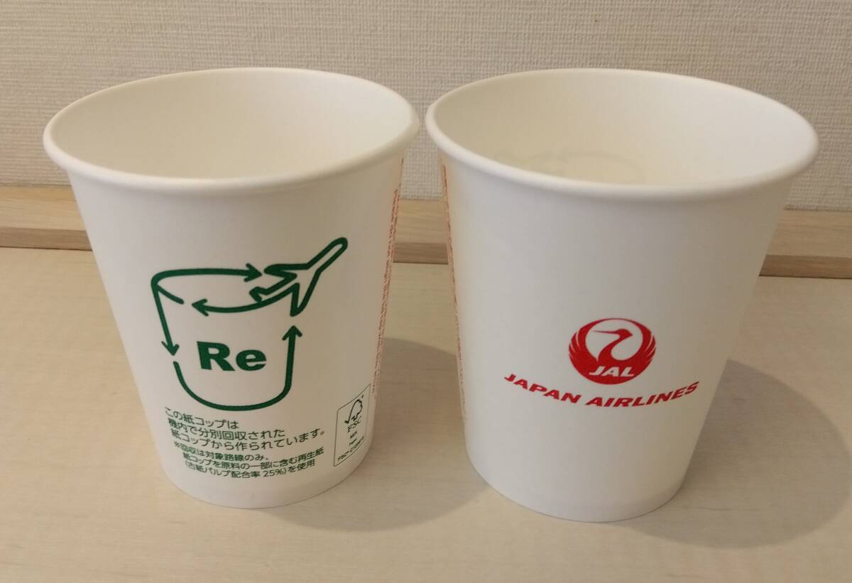 JAL 日本航空 再生紙コップ 拍卖