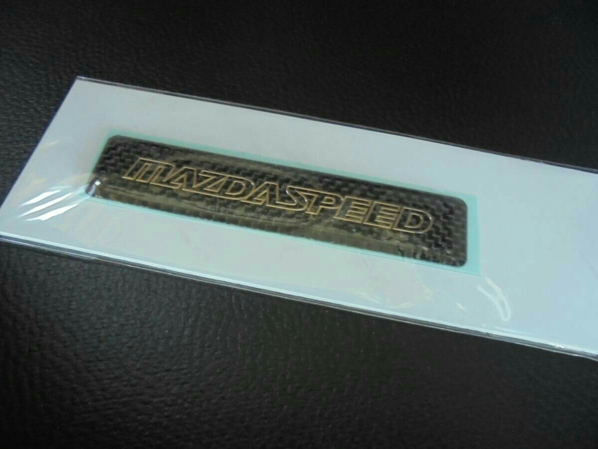 マツダスピード★正規品★カーボンエンブレム★新品未使用★全国送料無料★即決★RX-7やロードスター等に★Mazdaspeed*拍卖