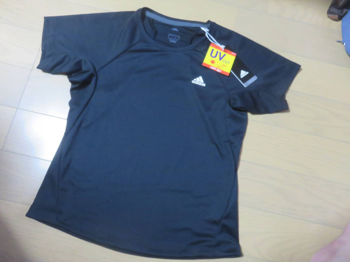 adidas climalite レディス 半袖Tシャツ M ブラック 新品 ☆特別価格☆拍卖