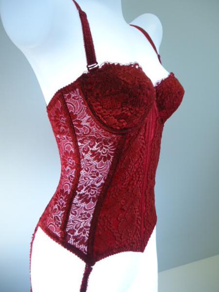 【KCM】body13-F60★新品★recit ビーマインド 高級補正 スリーインワン・ボディーシェイパー サイズ: F60 レッド拍卖