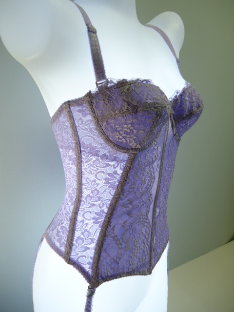 【KCM】body7-E60★新品★recit ビーマインド 高級補正 スリーインワン・ボディーシェイパー サイズ: E60 アドリアンパープル拍卖