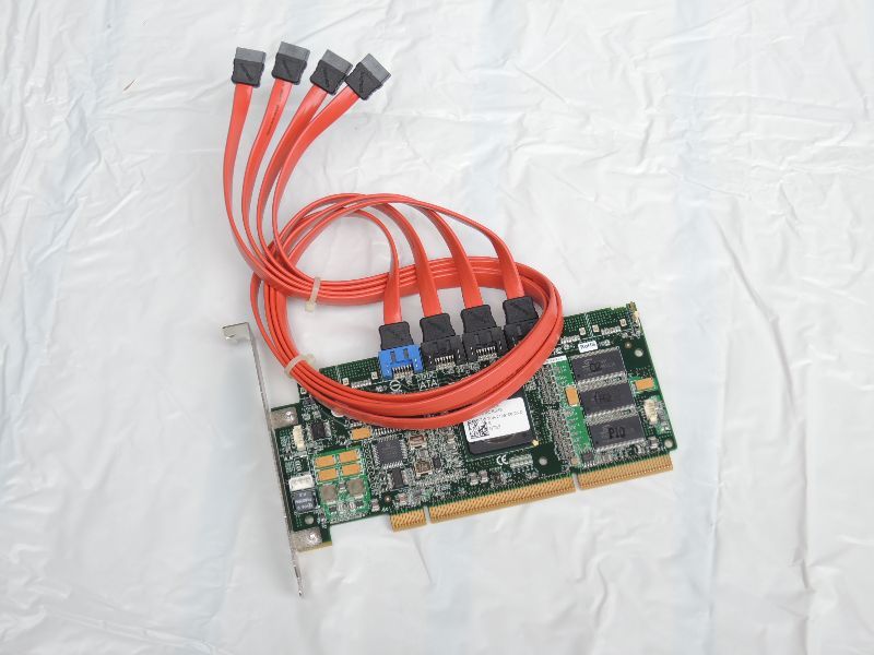 Adaptec AAR-2420SA/128+ Serial ATAⅡ RAID Controller Raid0,1,5,6,10対応 動作画面有拍卖