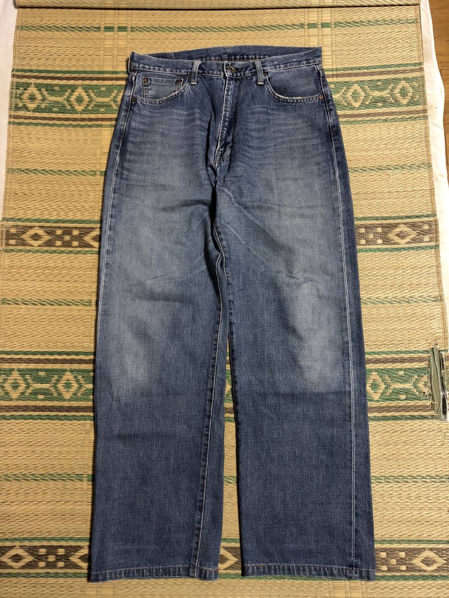 BOBSON ボブソン EARTH CULTURE TK504Z W32 デニム ジーンズ ユーズド加工品 90年代 赤耳 紙パッチ ZIP UP 希少 レア 廃盤 アメカジ 人気拍卖