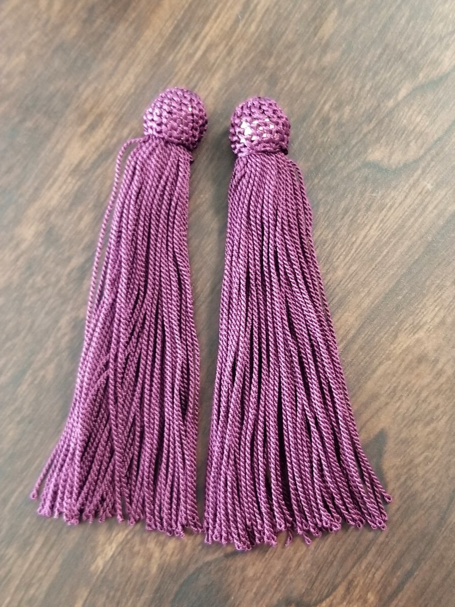房 タッセル 人絹 数珠房 念珠用パーツ 数珠製作用房 紫拍卖