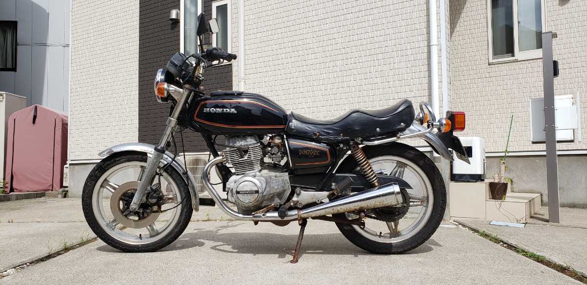 新潟市発 動画有り HONDA CB250T HAWK 1980年式 国内 ノーマル オリジナル バブ ホーク CB400T CB250N CB250N拍卖