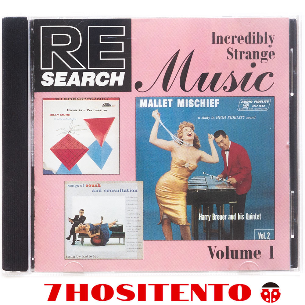 【送料無料】モンド/ストレンジコンピ★RE/SEARCH Incredibly Strange Music★Buddy Merrill,Bob Peck,Dean Elliot,Fred Lowery,Kali Bahlu拍卖