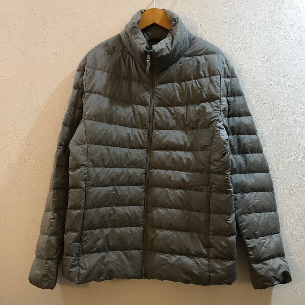 UNIQLO/ユニクロ ウルトラライトダウンジャケット コンパクト グレー レディース XL拍卖