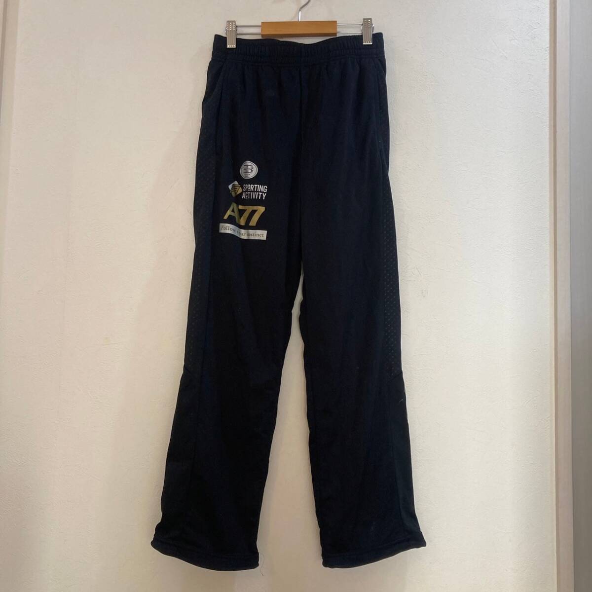 ASICS/アシックス ナイロンパンツ A77 ブラック 黒 メンズ SM拍卖