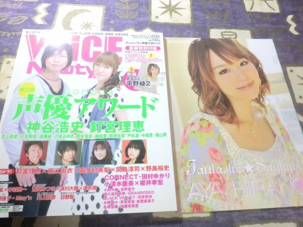 VOiCE Newtype(ボイスニュータイプ)2009年04月号vol.031 神谷浩史 杉田智和 梶裕貴 戸松遥 とらどら! 釘宮理恵 堀江由衣 喜多村英梨 平野綾拍卖