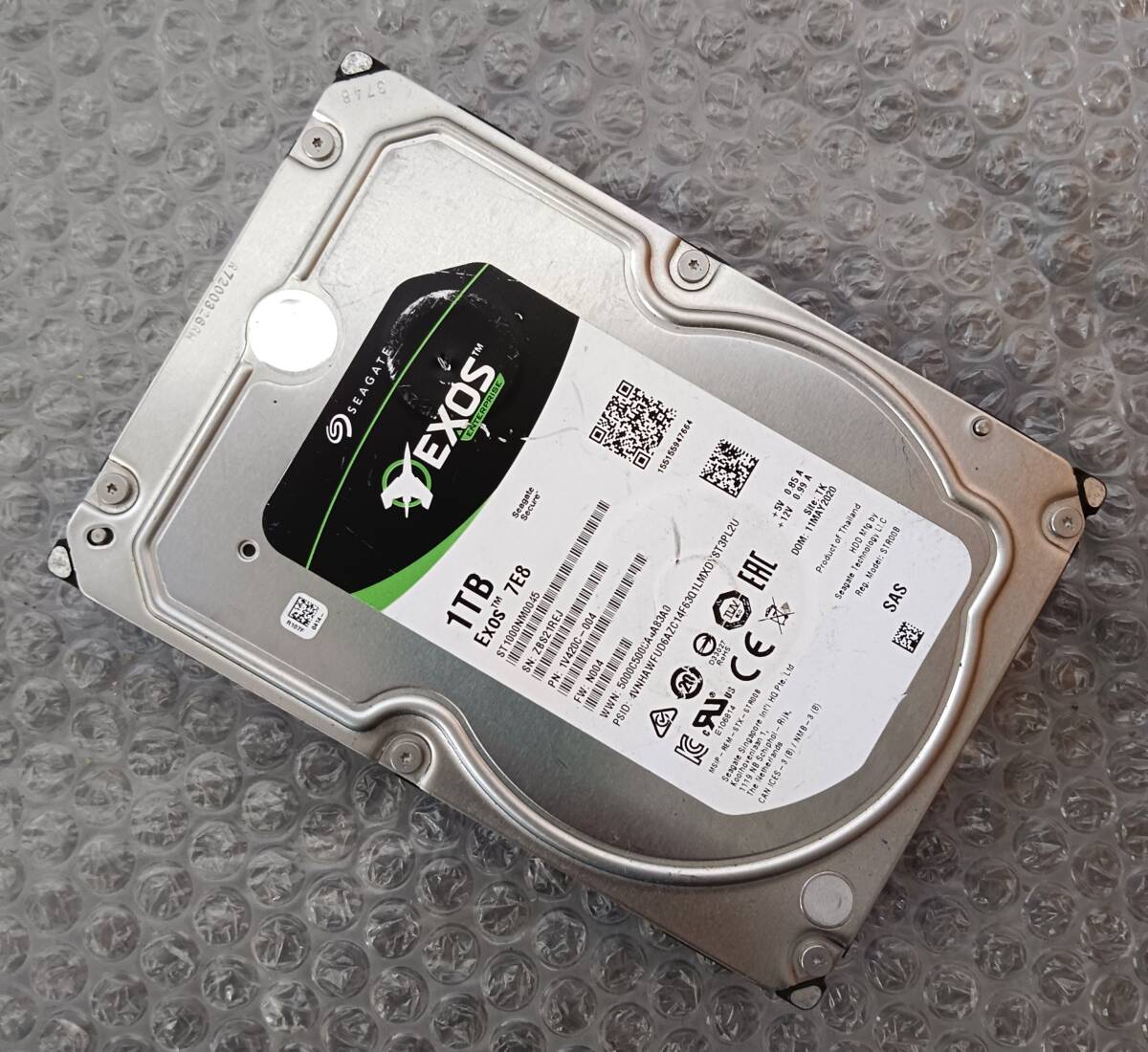【中古パーツ】 3.5インチ Seagate ST1000NM0045 1TB SAS HDD 正常品 1台■ SAS2869拍卖