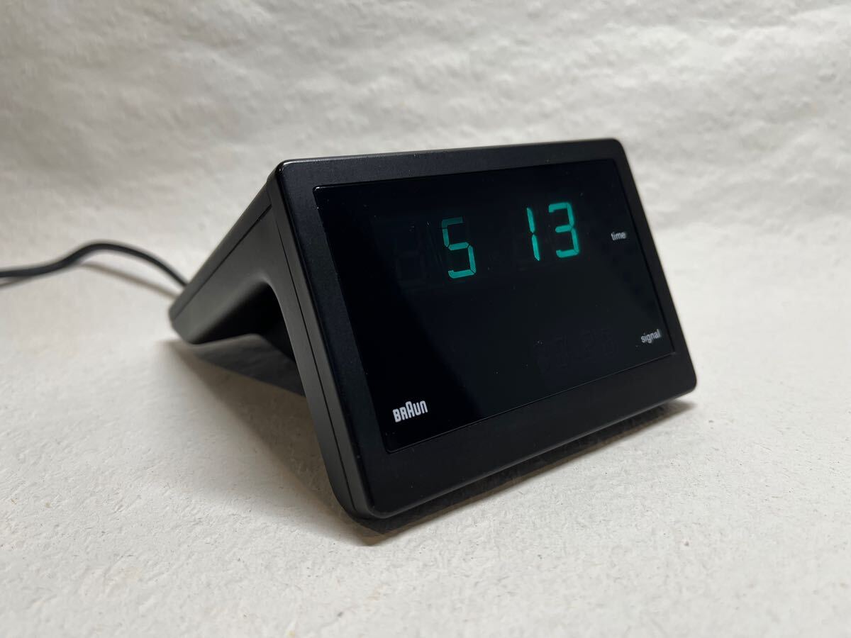 BRAUN DN54 LED デジタル時計 ディーターラムス ドイツ製 ヴィンテージ ブラウン DN50拍卖