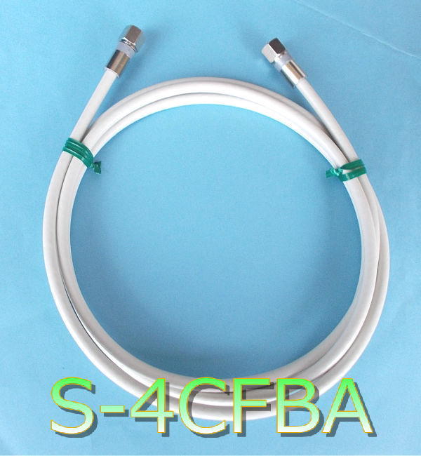 F□ 4K8K 3.2GHz対応 5m 新品 FF型 圧縮コネクター付S4C-FBA アンテナケーブル W□圧縮FF4CFBA_5m_jamc拍卖