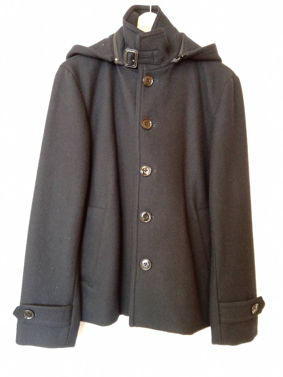 ほぼ新品 Simplicite(シンプリシテェ) ショート丈ウール フードコート M B.C.STOCK ベイクルーズ拍卖