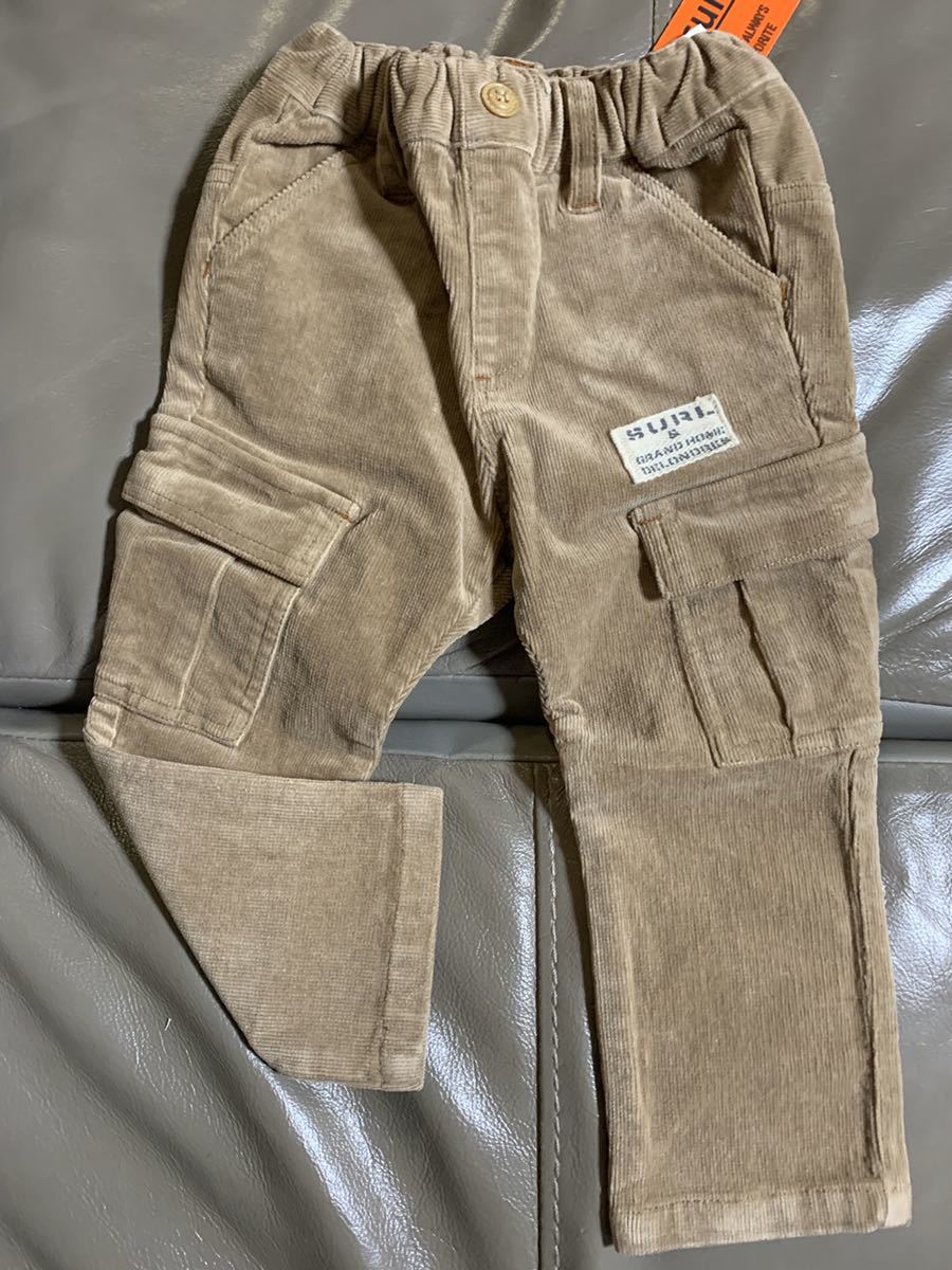 クッコ コーデュロイ 新品タグ付き ベージュ 80サイズ拍卖