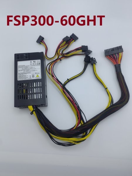 300W 交換用 1U電源ユニット FSP300-60GHT FSP300-60LG FLEX 一体型デスクトップPC POSマシン レジ用 電源ユニット(black)拍卖